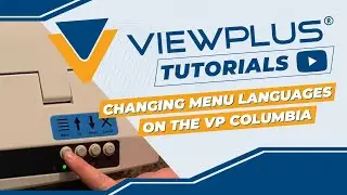 Changing menu languages on the VP Columbia