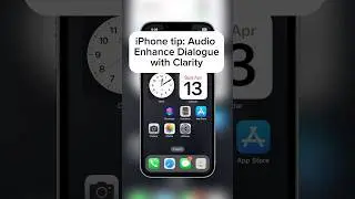 iPhone tip: Audio Enhance Dialogue with Clarity. #iphonetips #iphonehack #iphonetrick #techviber
