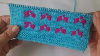 Kəpənəkli naxışın toxunması #örgümodelleri #knitting 