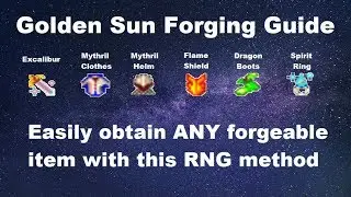 Golden Sun TLA: ALL Forgeable Items - RNG method