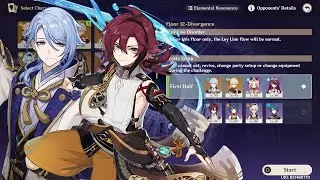 Ayato Permafreeze & Heizou National | Spiral Abyss 3.2 Floor 12