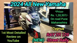 2024 All New Yamaha | Cygnus Ray ZR 125 Street Rally | New Model 🔥 | Detailed Review 😊
