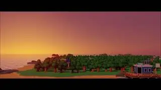 Animal Crossing Island Sunset Animation