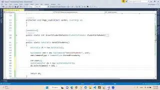 Part 3 - Read Records using WebMethod and Ajax call - Section 1