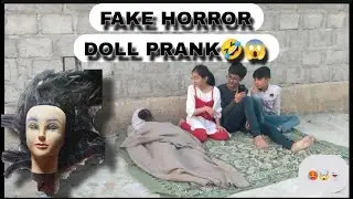 funny horror fake doll prank || prank with friends || fake horror doll sa sab ko Dara diya 😂🤣👻