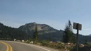 State route 410 Chinook Pass Driving from East to West