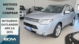 MITSUBISHI OUTLANDER 2.0 AUTOMATICO (CVT) ANO 2015 LNDA E &Eacute; UMA DAS MELHORES SUVS DO BRASIL