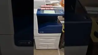 xerox 7845 new installation in lucknow 👍 #xerox #xeroxcolour #rohitkimachine