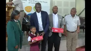 Minister Lamola Hands Over School Shoes and Restores Dignity of learners in Franschhoek.