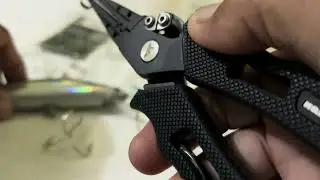 Upgrading split rings and treble hook of new lure!