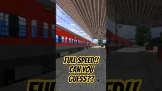 Sampark Kranti SKIPS Chandanpur 💨 Real Horn Blast | MSTS Short #indianrailways #shorts #viral #game