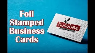Foil Stamped Business Cards