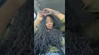 It&rsquo;s like unwrap a present Xmas morning #locs #longlocs #sisterlocks #newyear #womenwithlocs