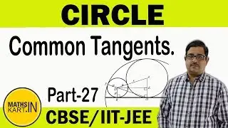 Common Tangents To Two CIRCLES | PART-27 | Circle Class-11 CBSE/JEE Maths