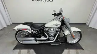 Used 2018 Harley-Davidson Fat Boy FLFB Motorcycle for sale near Akron, OH.