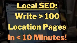How To Create SEO Optimized Local Pages In Bulk - Rank Your Business FAST