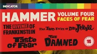 Indicator Hammer Volume Four Faces of Fear Blu Ray Boxset Unboxing, Limited to 6000