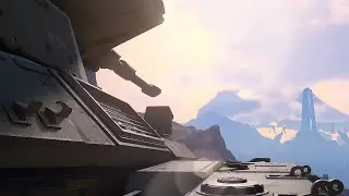 Taking the Scorpion from one end of Halo Infinite's map to the other