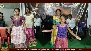 SEMI&ndash; CHRISTMAS CELEBRATIONS | KIDS CHOREOGRAPHY | AJEESPURAM | KANIGIRI | #jesus #kids #viral 