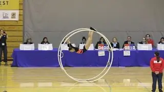 World Championships in Gymwheel 2016 Qualification Nina S&oslash;lvberg straight line 10th Place