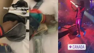 Polo G Does Bag Check Challenge After Performing In Toronto