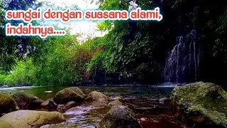 enjoy the natural atmosphere of a thousand shadows waterfall in a remote village