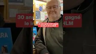 30 ans apr&egrave;s avoir gagn&eacute; le loto, il vit en HLM