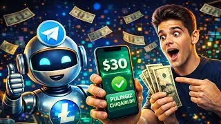 Sarmoyasiz telegramda har 3 daqiqadan pul ishlash SUPER DAROMAD Internetdan pul ishlash 2026