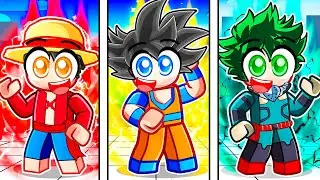 Roblox Strongest Battlegrounds But I Can Become ANY SHONEN PROTAGONIST!