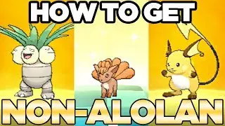 How to Get Non Alolan Regional Variant Pokemon in Ultra Sun and Moon | Austin John Plays
