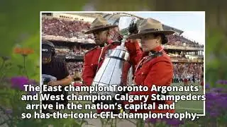WATCH: Grey Cup arrives on Parliament Hill in Ottawa