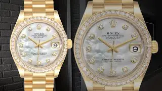 Rolex President Midsize Yellow Gold Diamond Ladies Watch 278288 Unworn | SwissWatchExpo