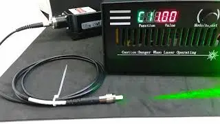 Fiber coupled laser modules for light induced micromotors