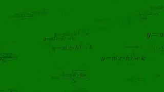 🟩OVERLAY formulas matematicas pantalla verde [ effect chroma key numbers green screen ] 🔟