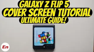 Samsung Galaxy Z Flip 5 Cover Screen Customization (Tips & Tricks)!