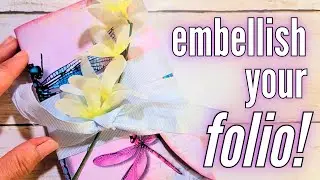 Embellishments & Ephemera for Junk Journal Folio // Dragonfly Folio Tutorial