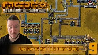 FACTORIO SPACE AGE Gameplay German #09 | First time PURPLE RESEARCH! Complete build! Wild but GOOD!