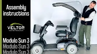 Assembly Instructions of UV protection for Mobility Scooter | Veltop Modulo Sun 3