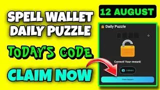 Spell Wallet Daily Puzzle 12 August | Spell Wallet Today Puzzle Cards 12 August | Spell Wallet Code