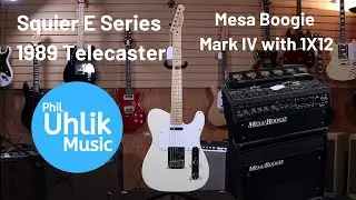 1989 Squier E Series (Made in Korea) and Mesa Boogie Mark IV with 1X12 - Phil Uhlik Music Demo