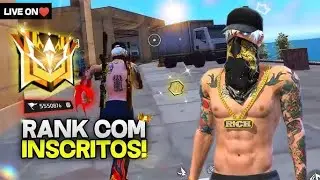 🔥 PEGANDO MESTRE AO VIVO 😎 COM INSCRITOS 🔥 LIVE ON ✅😎#viral #explorar #fflive