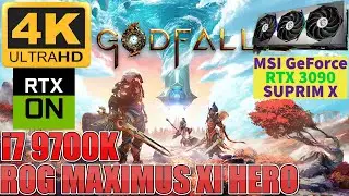 Godfall Epic Settings, Ray Tracing 4K FSR (DLSS) ON/OFF 4K | RTX 3090 SUPRIM X | Intel i7 9700K