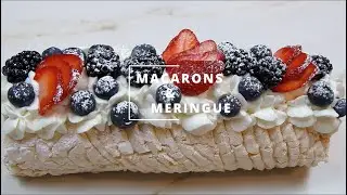 Meringue Berry Roll