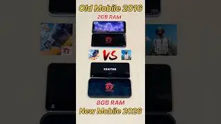 2016 Mobile vs 2026 Mobile👿iPhone 17 PRO MAX vs SAMSUNG S26 Ultra vs 2GB vs 4GB vs 8GB RAM #shorts