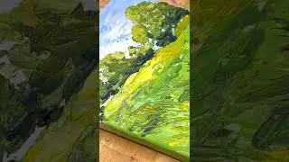 Acrylic Painting Impressionistic Landscape/ #acrylicpainting