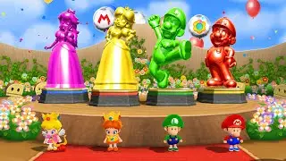 Step It Up Mario Party 9 - All Character Every Body Wins (Master CPU)