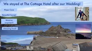 We stayed at The Cottage Hotel after our wedding. 💕 #hopecove #cottagehotel #devon