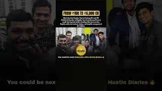 From ₹100 to ₹6,000 Cr: The Rapido Bike Taxi Revolution 🛵🔥 #successstory  #IndianStartups #shorts