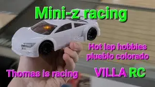 My friend Thomas is racing, box stock mini-Z
