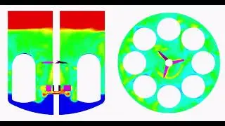 Gas Void Fraction in Chemical Reactor